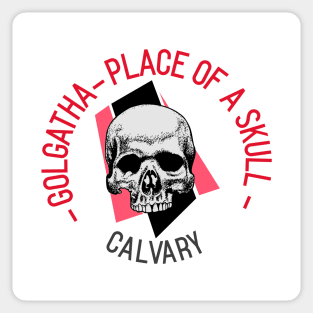 Golgatha Calvary Place of a Skull Sticker